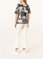 ZAÍDA T-Shirt, Farbe: SCHWARZ/ BEIGE/ GRÜN (Bild 1)