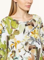ZAÍDA Sweatshirt mit 3/4-Arm , Farbe: CREME/ GRÜN/ GELB (Bild 1)
