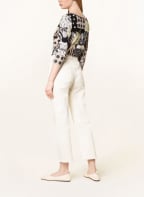 ZAÍDA Shirt mit 3/4-Arm, Farbe: SCHWARZ/ OLIV/ CREME (Bild 1)