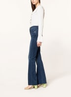 PATRIZIA PEPE Flared Jeans , Farbe: C899 WASHED BLUE (Bild 1)