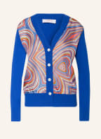 IVI collection Strickjacke, Farbe: BLAU/ LACHS/ WEISS (Bild 1)