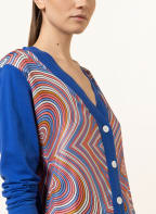 IVI collection Strickjacke, Farbe: BLAU/ LACHS/ WEISS (Bild 1)