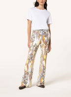 IVI collection Wide leg trousers, Color: YELLOW/ PINK/ LIGHT BLUE (Image 1)