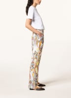 IVI collection Wide leg trousers, Color: YELLOW/ PINK/ LIGHT BLUE (Image 1)