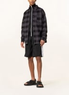 Palm Angels Overshirt , Color: BLACK/ DARK GRAY (Image 1)