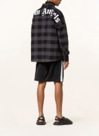 Palm Angels Overshirt , Color: BLACK/ DARK GRAY (Image 1)