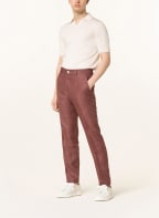 BOSS Anzugshose GENIUS Slim Fit mit Leinen , Farbe: 606 DARK RED (Bild 1)