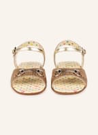 GUCCI Sandalen, Farbe: 9960 SABLE/BRIGHT GOLD (Bild 1)