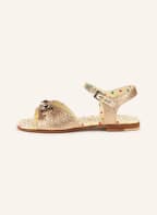 GUCCI Sandalen, Farbe: 9960 SABLE/BRIGHT GOLD (Bild 1)