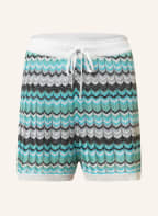 MRS & HUGS Strickshorts mit Glitzergarn, Farbe: MINT/ GRAU/ SCHWARZ (Bild 1)