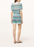 MRS & HUGS Strickshorts mit Glitzergarn, Farbe: MINT/ GRAU/ SCHWARZ (Bild 1)