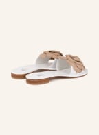 VIAMERCANTI Pantoletten SORRENTO , Farbe: WEISS/ BEIGE (Bild 1)
