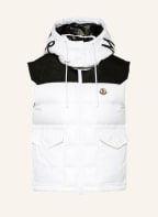 MONCLER Daunenweste CIBOURE , Farbe: WEISS/ SCHWARZ (Bild 1)