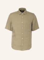 Marc O'Polo Kurzarm-Hemd Regular Fit aus Leinen, Farbe: OLIV (Bild 1)