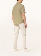 Marc O'Polo Kurzarm-Hemd Regular Fit aus Leinen, Farbe: OLIV (Bild 1)