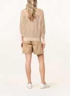 PESERICO Pullover mit Pailletten, Farbe: BEIGE (Bild 1)