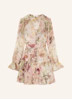 ZIMMERMANN Seidenkleid DANCER, Farbe: BEIGE/ ALTROSA/ OLIV (Bild 1)