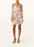 ZIMMERMANN Seidenkleid DANCER, Farbe: BEIGE/ ALTROSA/ OLIV (Bild 1)