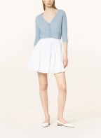 360CASHMERE Cropped-Strickjacke CATALINA aus Cashmere, Farbe: HELLBLAU (Bild 1)