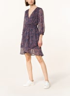 Pepe Jeans Kleid MARINA mit 3/4-Arm, Farbe: DUNKELBLAU/ BLAU/ ROT (Bild 1)