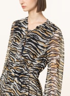 Pepe Jeans Kleid LIV, Farbe: SCHWARZ/ HELLGRAU/ HELLORANGE (Bild 1)
