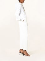 BALMAIN Cropped hoodie , Color: WHITE/ BLACK (Image 1)