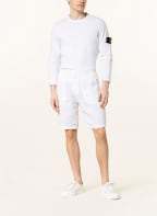 STONE ISLAND Leinenshorts, Farbe: WEISS (Bild 1)
