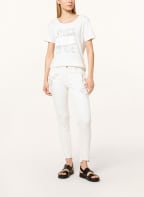 monari Destroyed Jeans mit Nietenbesatz, Farbe: 102 off-white (Bild 1)