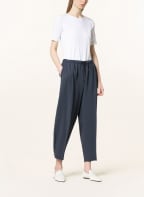 FABIANA FILIPPI Trousers with decorative gems, Color: DARK GRAY (Image 1)