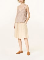FABIANA FILIPPI Top mit Schmucksteinen, Farbe: BEIGE (Bild 1)
