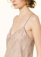 FABIANA FILIPPI Top mit Schmucksteinen, Farbe: BEIGE (Bild 1)