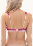 mey Triangel-BH Serie POETRY FAME, Farbe: FUCHSIA/ NUDE (Bild 1)