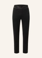 MONCLER Sweatpants im Materialmix, Farbe: SCHWARZ (Bild 1)