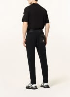 MONCLER Sweatpants im Materialmix, Farbe: SCHWARZ (Bild 1)