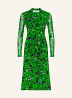 DIANE VON FURSTENBERG Wickelkleid CRYSTAL mit Volants, Farbe: SCHWARZ/ GRÜN/ WEISS (Bild 1)