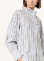 Marc O'Polo Bluse mit Rüschen, Farbe: HELLBLAU/ DUNKELBLAU/ WEISS (Bild 1)