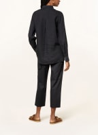 Marc O'Polo Hemdbluse aus Leinen, Farbe: DUNKELBLAU (Bild 1)