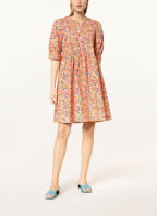rich&royal Kleid mit 3/4-Arm, Farbe: HELLORANGE/ ROT (Bild 1)