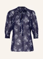 POLO RALPH LAUREN Blusenshirt mit 3/4-Arm, Farbe: DUNKELBLAU/ WEISS (Bild 1)