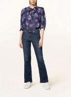 POLO RALPH LAUREN Blusenshirt mit 3/4-Arm, Farbe: DUNKELBLAU/ WEISS (Bild 1)