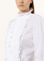POLO RALPH LAUREN Bluse mit Rüschen, Farbe: WEISS (Bild 1)