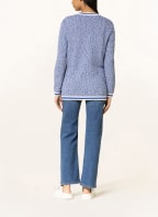 BOSS Strickjacke FOLONIA, Farbe: BLAU/ WEISS (Bild 1)