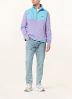 POLO RALPH LAUREN Troyer im Materialmix , Farbe: LILA/ HELLBLAU (Bild 1)