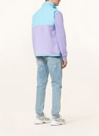 POLO RALPH LAUREN Troyer im Materialmix , Farbe: LILA/ HELLBLAU (Bild 1)