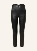 oui 7/8-Leggings in Lederoptik, Farbe: SCHWARZ (Bild 1)