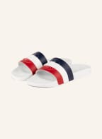 MONCLER Pantoletten BASILE, Farbe: DUNKELBLAU/ ROT/ WEISS (Bild 1)