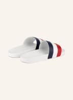 MONCLER Pantoletten BASILE, Farbe: DUNKELBLAU/ ROT/ WEISS (Bild 1)