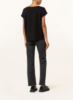 Princess GOES HOLLYWOOD T-Shirt im Materialmix, Farbe: SCHWARZ/ NEONROT/ GELB (Bild 1)