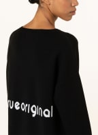 Princess GOES HOLLYWOOD Oversized-Pullover aus Merinowolle, Farbe: SCHWARZ (Bild 1)