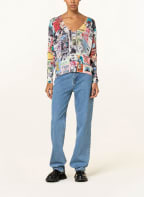 Princess GOES HOLLYWOOD Pullover aus Merinowolle, Farbe: ROSA/ GELB/ BLAU (Bild 1)